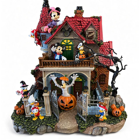 Casa Decorativa Disney Halloween con Luces y Musica (Nuevo en Caja)