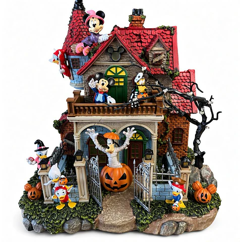 Casa Decorativa Disney Halloween con Luces y Musica (Nuevo en Caja)