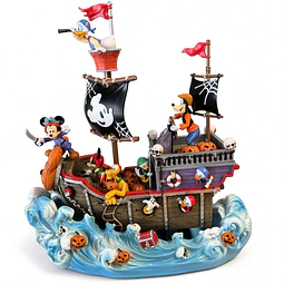 Barco Pirata de Halloween de Disney - Figura Coleccionable