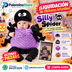 Disfraz Silly Spider Arañita hasta 24 meses