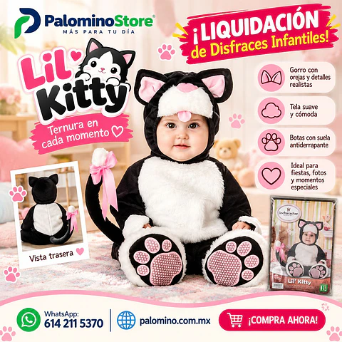 Disfraz de Gatito para Bebé Lil' Kitty 18 - 24 M ÚLTIMA PIEZA