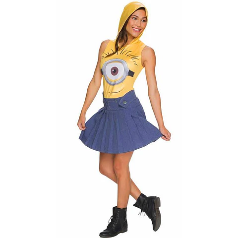 Disfraz Minion Femenino Mi Villano Favorito Adulto Talla Grande ÚNICA PIEZA