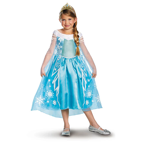 Disfraz de Princesa Elsa Frozen Talla M (7-8) ÚLTIMA PIEZA