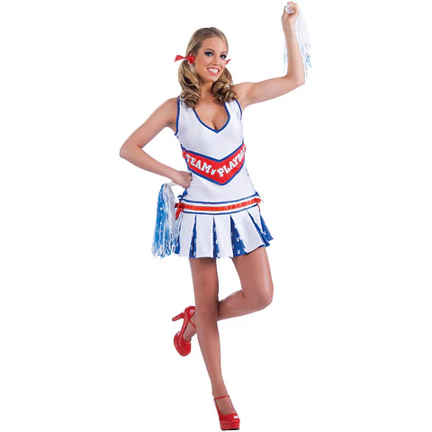 Disfraz de Animadora Porrista Team Playboy Talla M