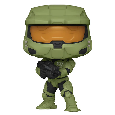 Figura Funko Pop! Jumbo 10" (25 cm) Halo #13 Master Chief con Rifle de Asalto MA40