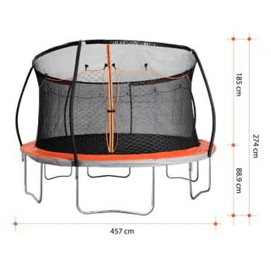 Trampolín Bounce Pro 15 pies TakeOff Station