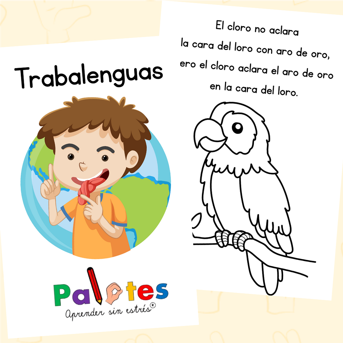 Cuadernillo para pintar trabalenguas  1