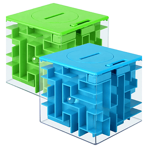 Alcancía laberinto 3D