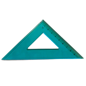 Escuadra Isóceles 10 cms. 