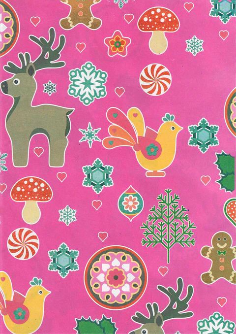 Papel de regalo navideño