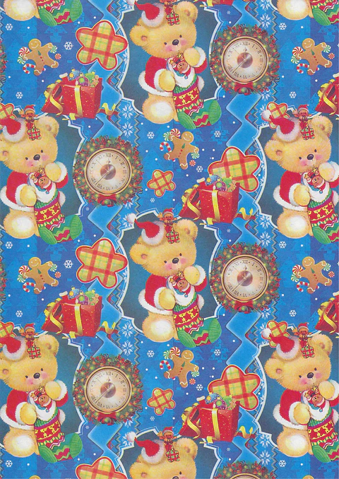 Papel de animales navideños
