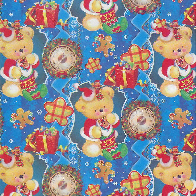 Papel de regalo navideño 1