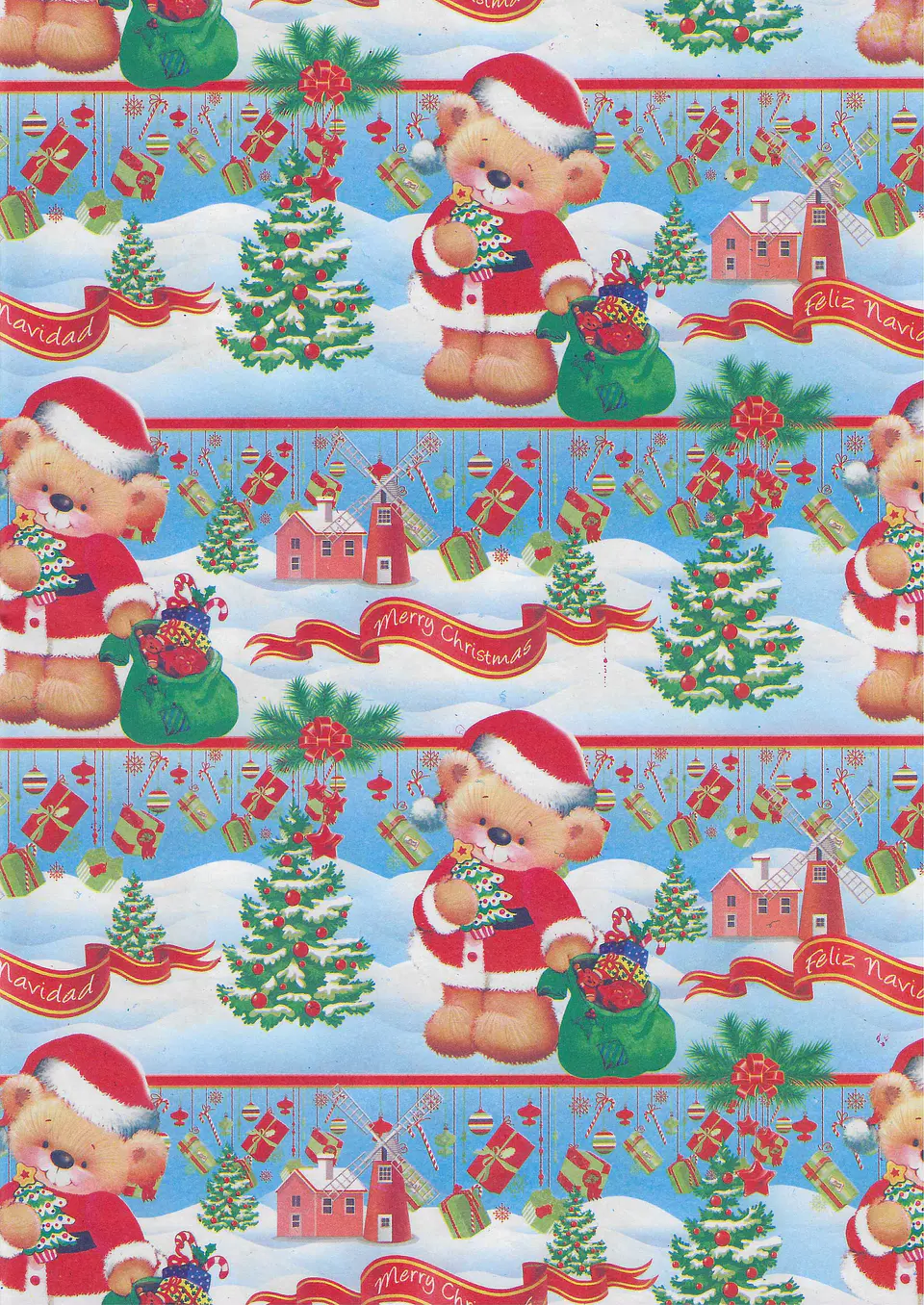 Papel de regalo navideño 1