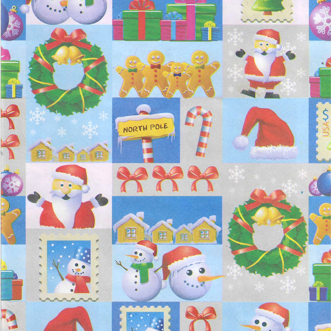 Papel de regalo navideño 1