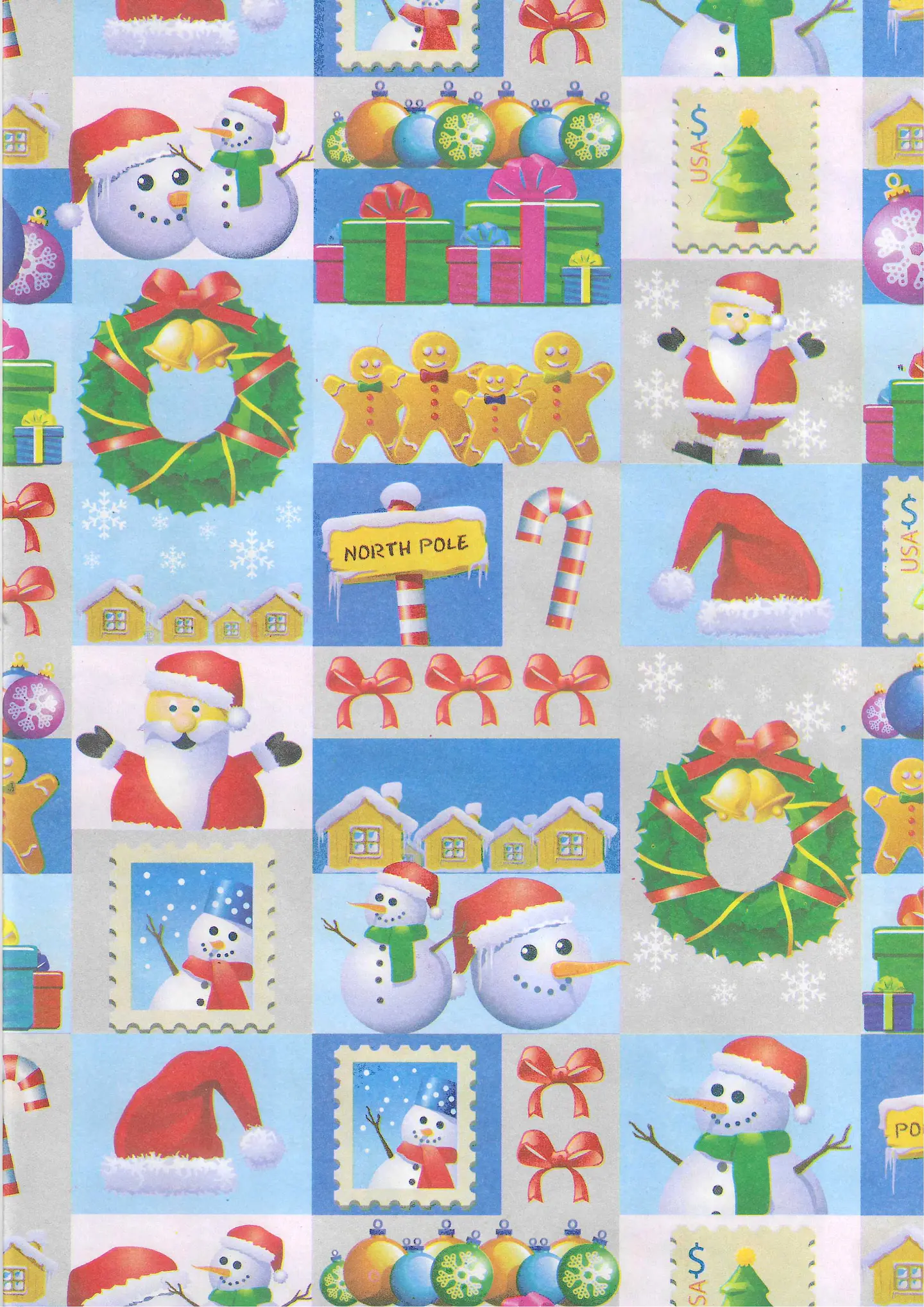 Papel de regalo navideño 1