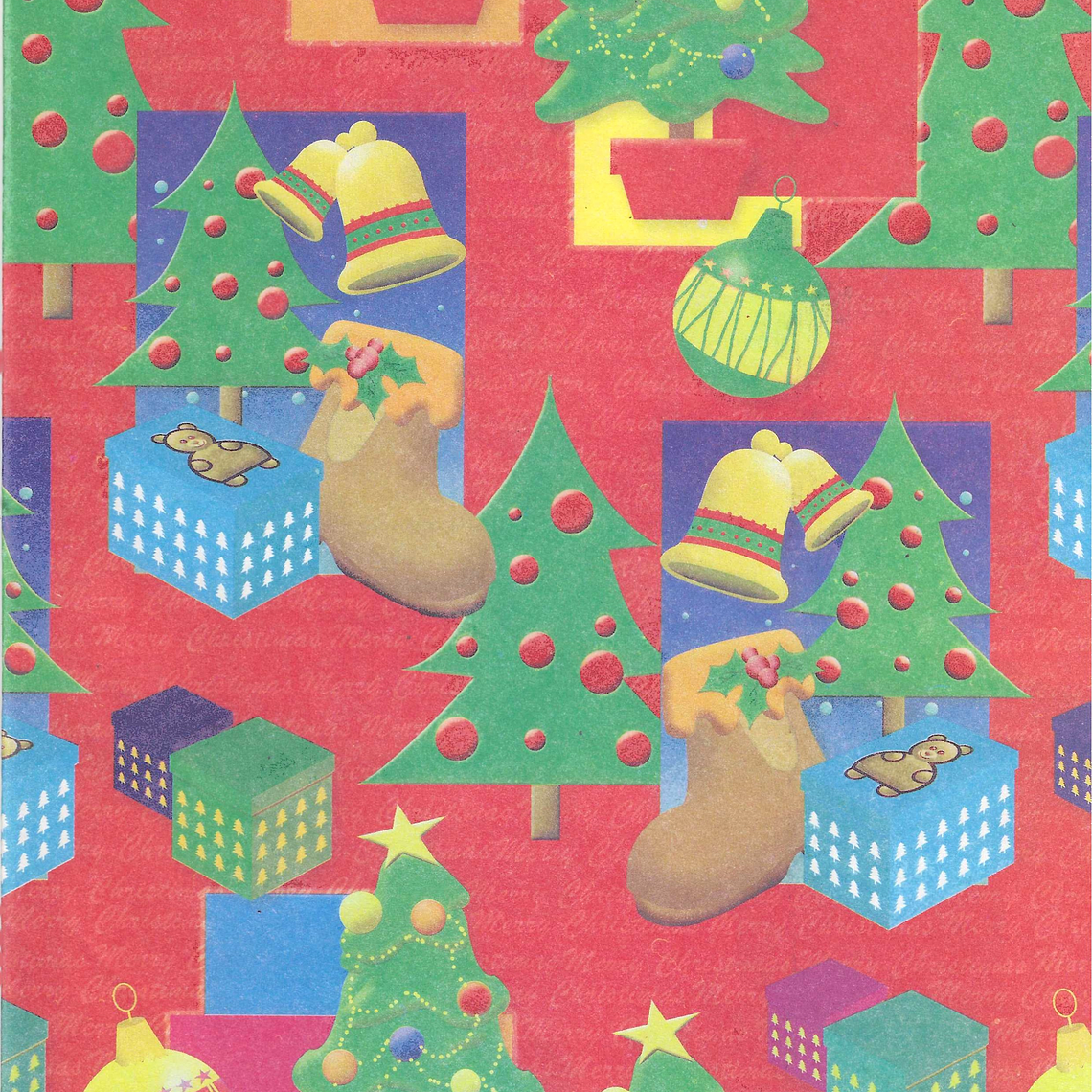 Papel de regalo navideño 1