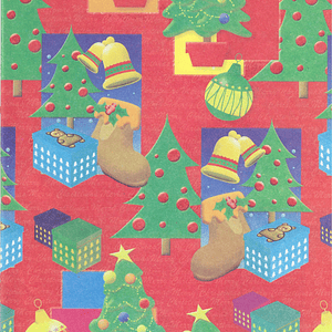 Papel de regalo navideño