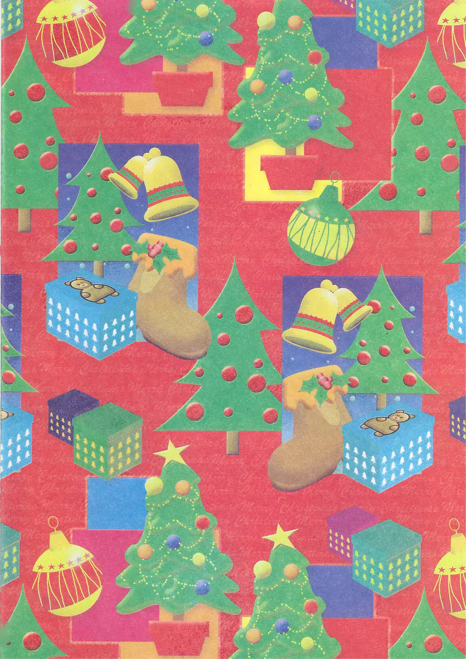 Papel de regalo navideño 1