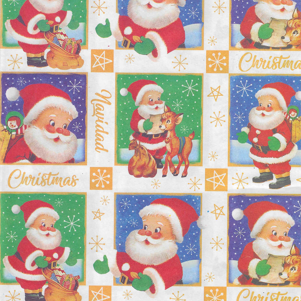 Papel de regalo navideño 1