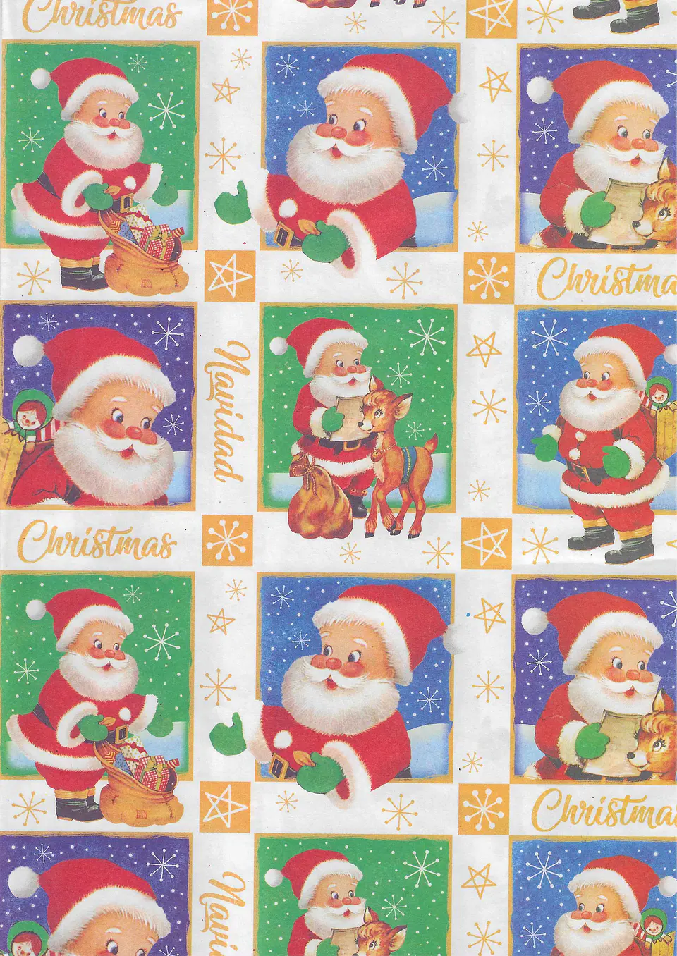Papel de regalo navideño 1