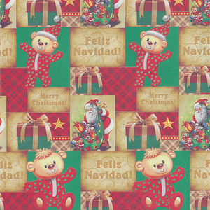 Papel de regalo navideño