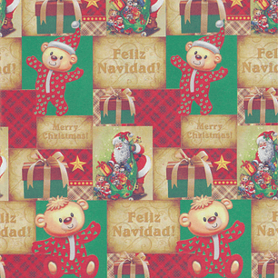 Papel de regalo navideño