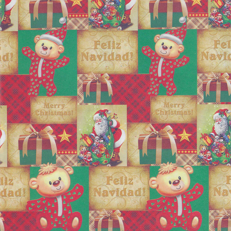 Papel de regalo navideño 1