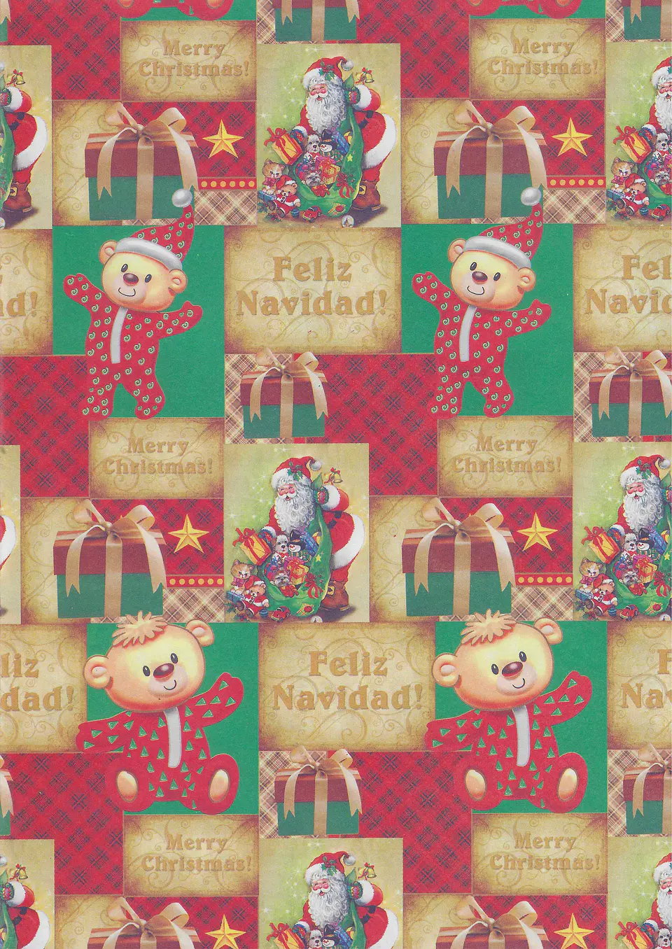 Papel de regalo navideño 1