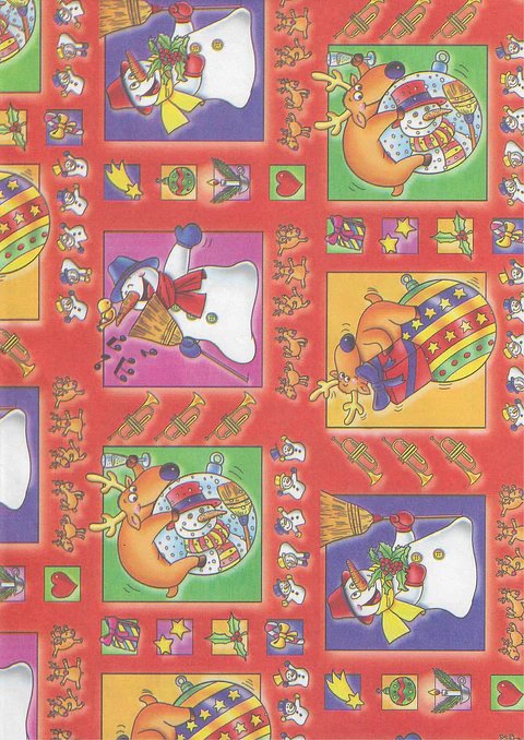 Papel de regalo navideño