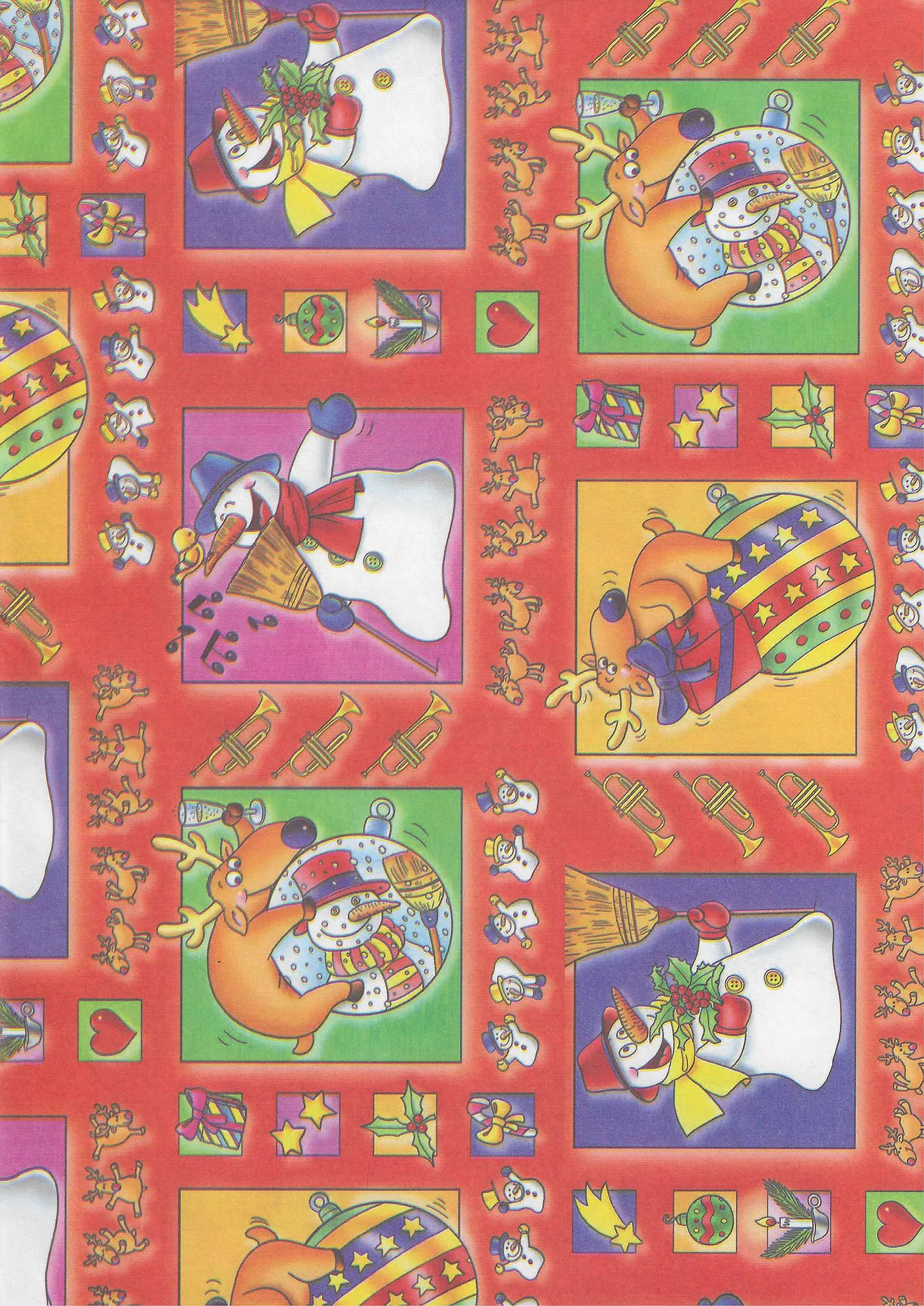 Papel de regalo navideño 1