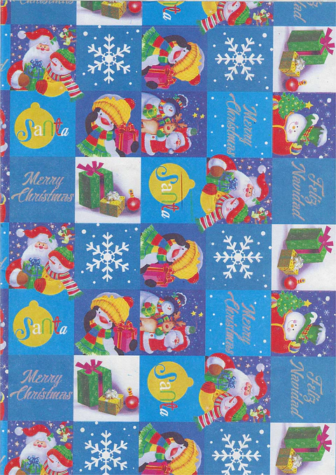 Papel de regalo navideño
