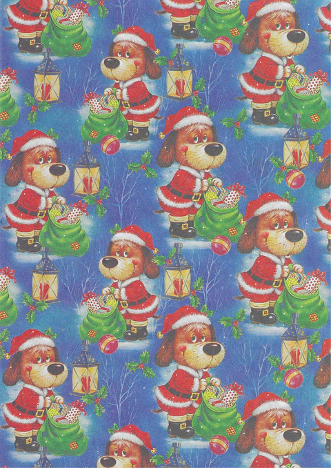 Papel de regalo navideño