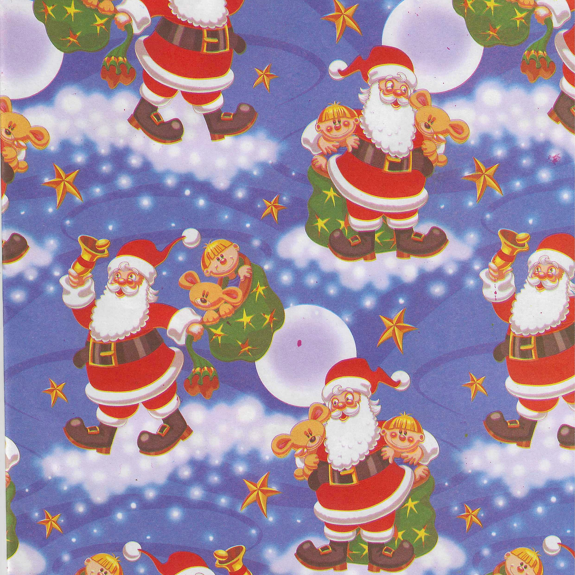 Papel de regalo navideño 1