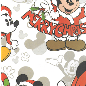 Papel de regalo navideño MICKEY