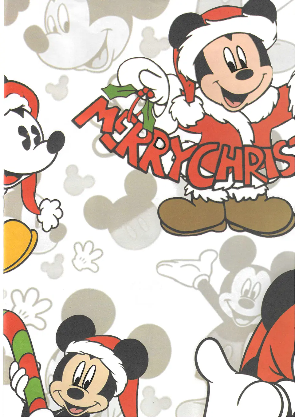Papel de regalo navideño MICKEY 1