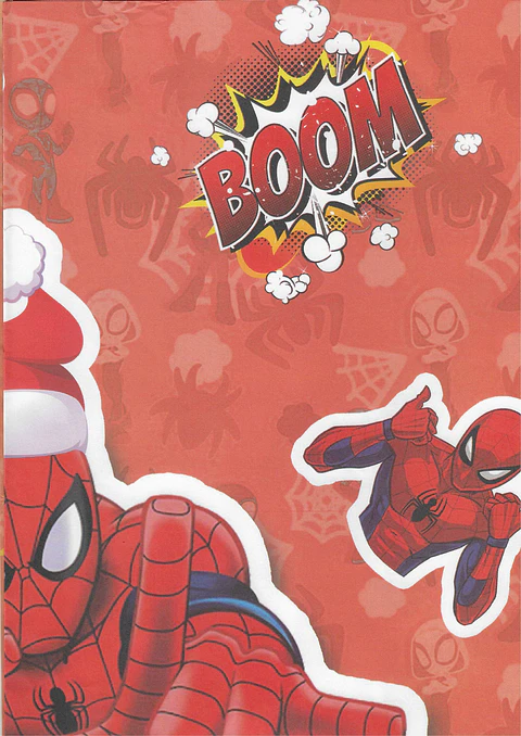 Papel de regalo navideño SPIDERMAN