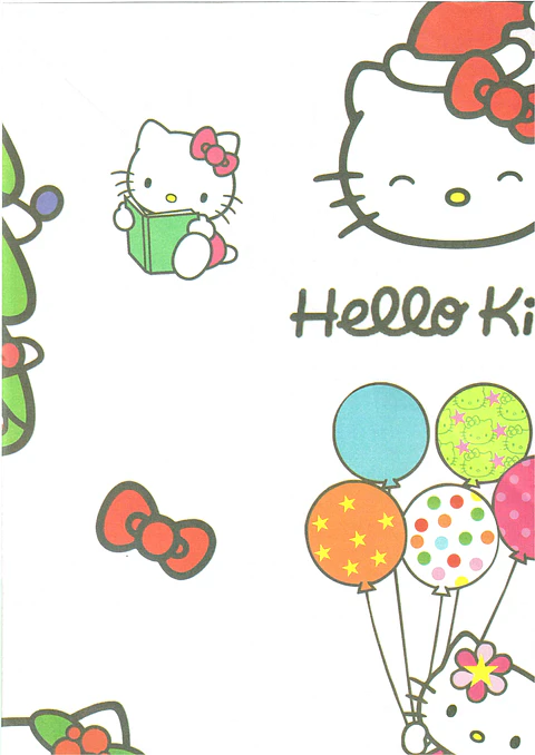 Papel de regalo navideño KITTY