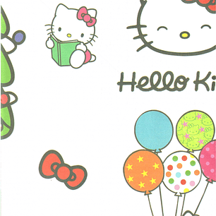 Papel de regalo navideño KITTY