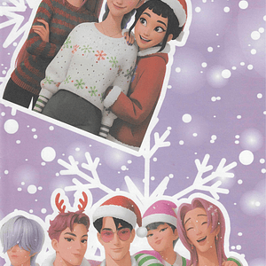 Papel de regalo navideño KPOP DEMON HUNTERS. 