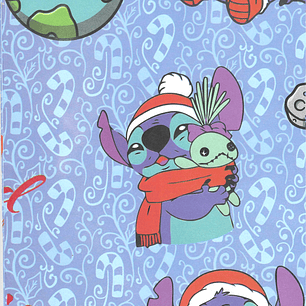 Papel de regalo navideño STICH