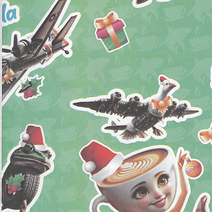 Papel de regalo navideño BRAINROT