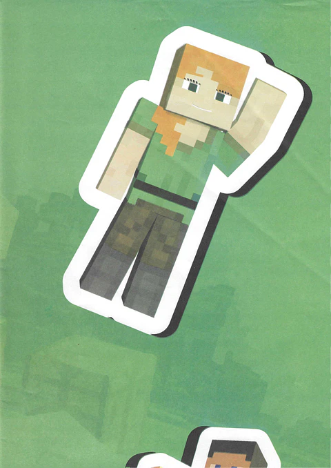 Papel de regalo navideño MINECRAFT