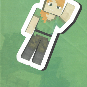 Papel de regalo navideño MINECRAFT