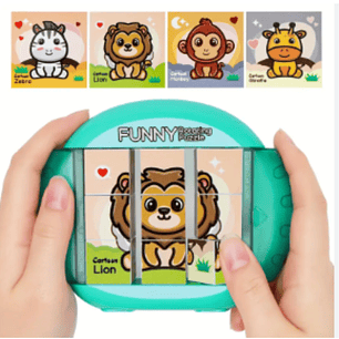 Rompecabezas rotativo ANIMALES TERRESTRES