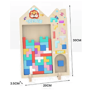 Tetris didáctico de madera