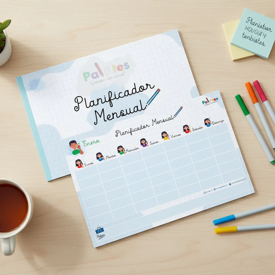 Planificador mensual Tamaño A3 4