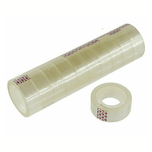 Cinta adhesiva tipo scotch de 1 cm.