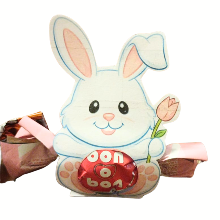 Conejito de Pascua con Chocolate Bon o Bon 2