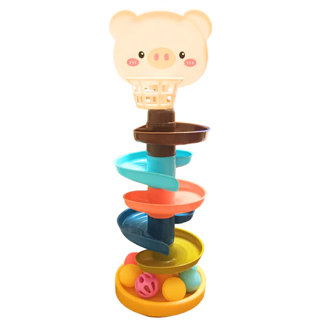 Torre de Pelotas con Rampa Espiral
