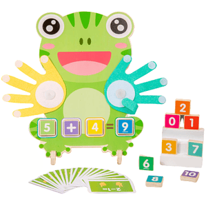 Ranita Interactiva con Dedos y Números